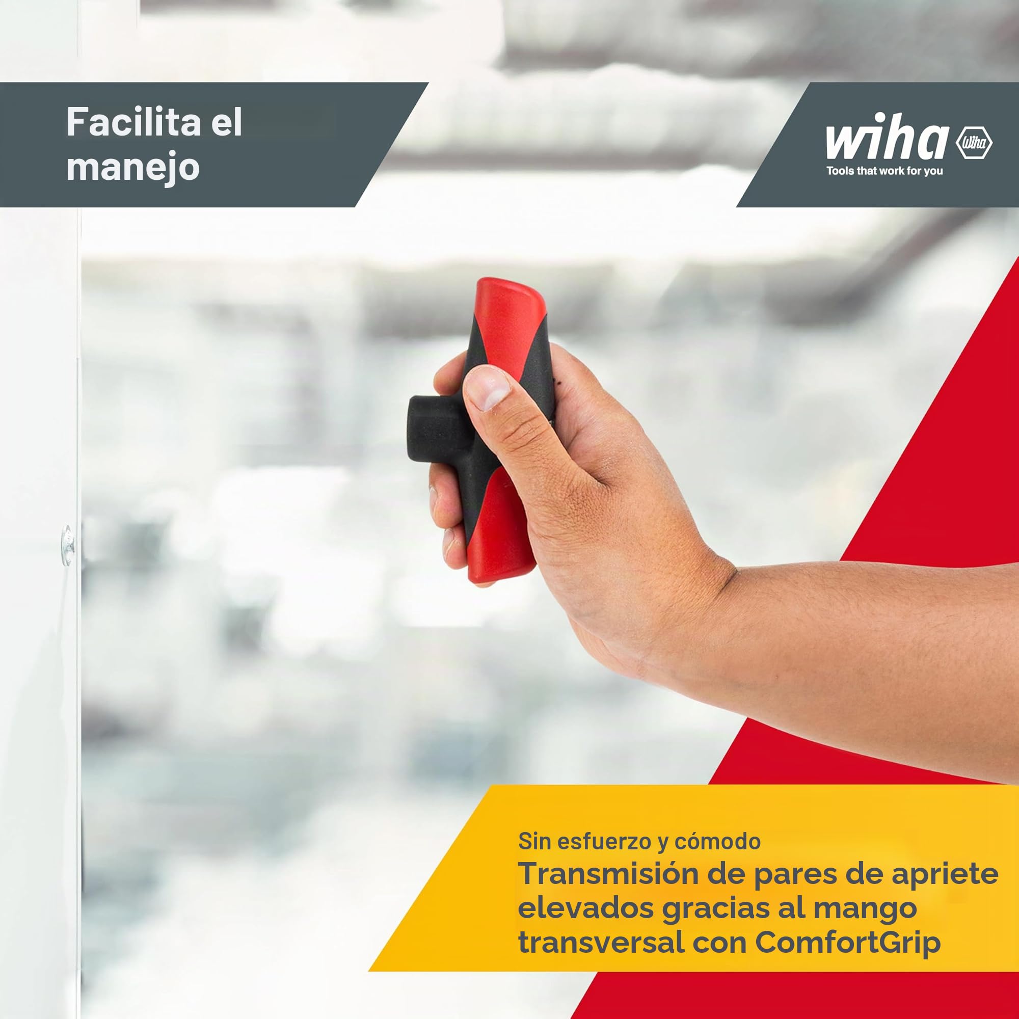 Wiha Destornillador dinamométrico con mngo en T TorqueVario®-S T 5-14 Nm con limitación del par de apriete de ajuste variable 5-14 (29233)