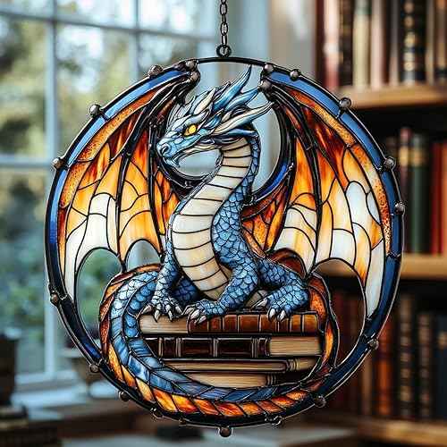 Miniatura 8 de Atrapasoles de cámara vintage retro de acrílico con efecto de vidrio manchado para ventana, colgante de coche, adorno navideño para interior y Como