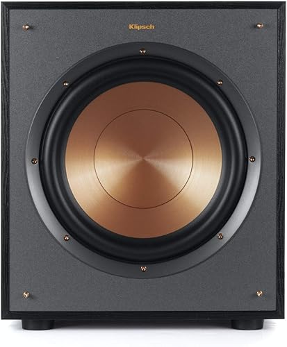 Miniatura 3 de Klipsch Paquete de 2 subwoofers R-100SW de 10 pulgadas, graves increíblemente profundos y un amplificador totalmente digital, 14 5 x 12 5 x 16 4