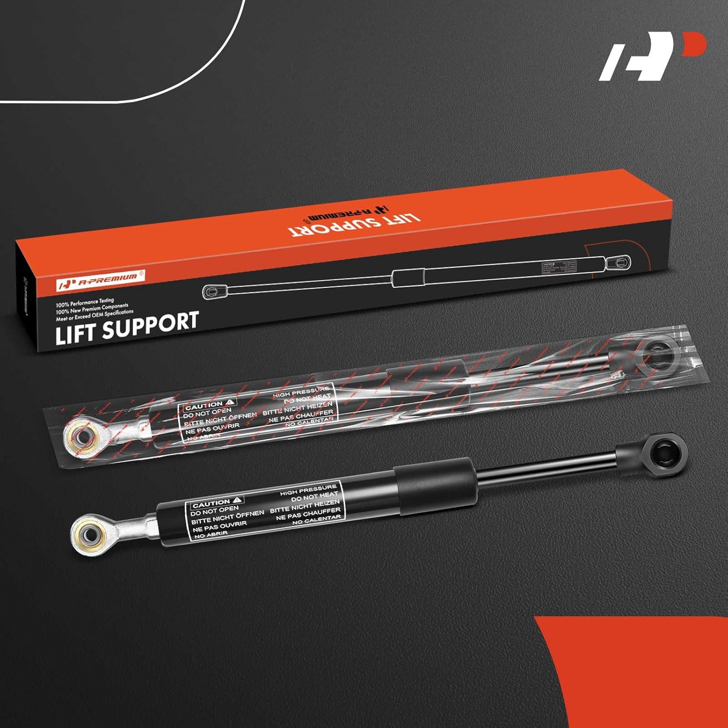 A-Premium Rear Window Glass Lift Supports Shock Struts Gas Spring Compatible with Select Infiniti & Nissan Models - Armada 2005-2015, Pathfinder 2004, QX56 2004-2010 - Replace# 904607S000(2PC Set)