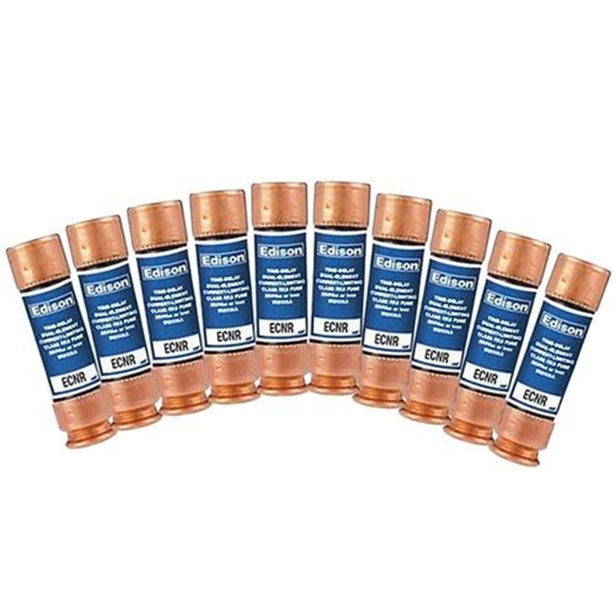 ECNR20 - Box of 10 Edison Time Delay Fuse - 20 Amp 250V - RK5 Dual