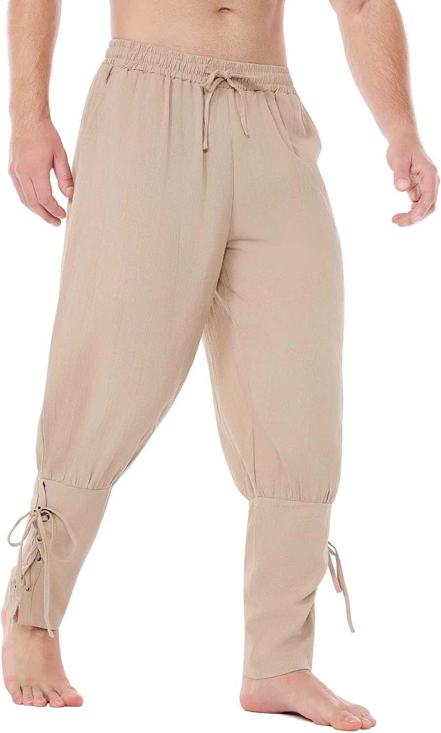 Pirate Pants Costume Men Renaissance Medieval Viking Trousers