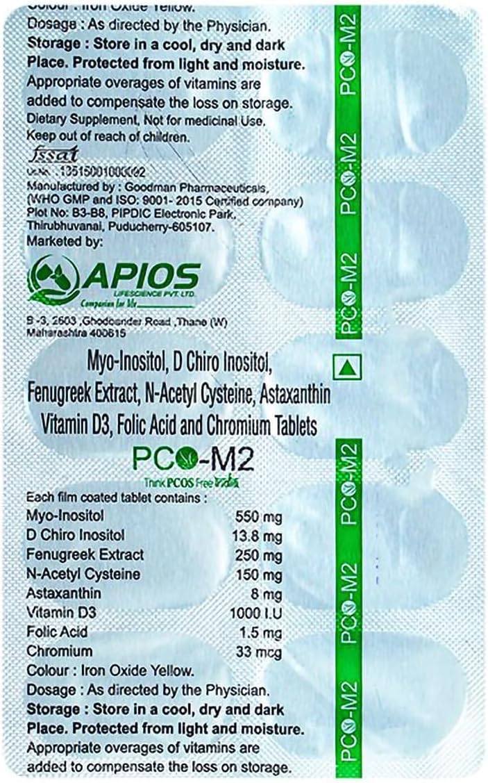 Pco - M2 - Strip of 10 Tablets