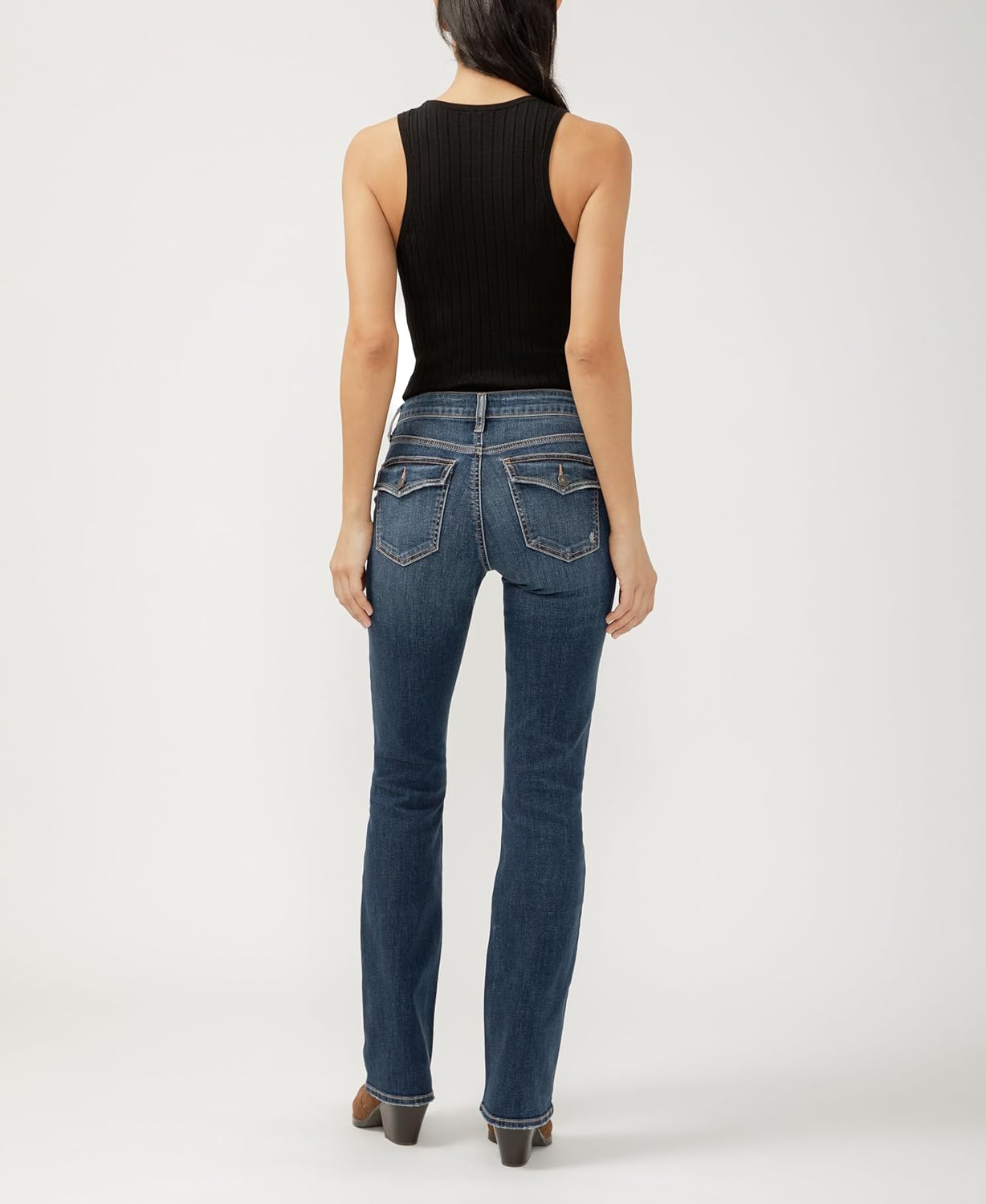 Silver Jeans Co. Women's Suki Mid Rise Slim Bootcut Jeans - Image 2