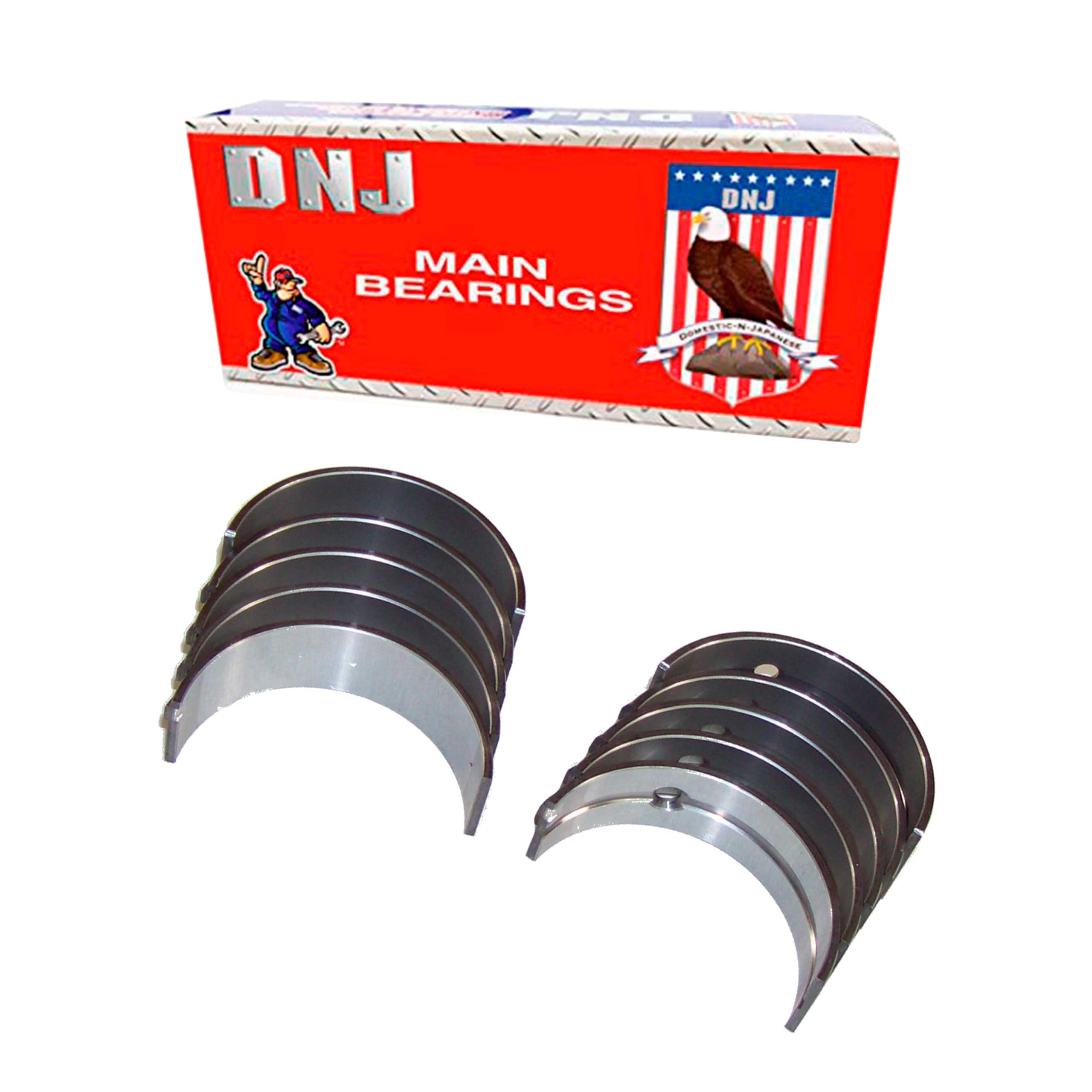 DNJ MB906 Main Bearings Set Standard for 1983-2001 Toyota Camry, Celica, MR2 2.0L-2.2L L4 8V SOHC 1997cc