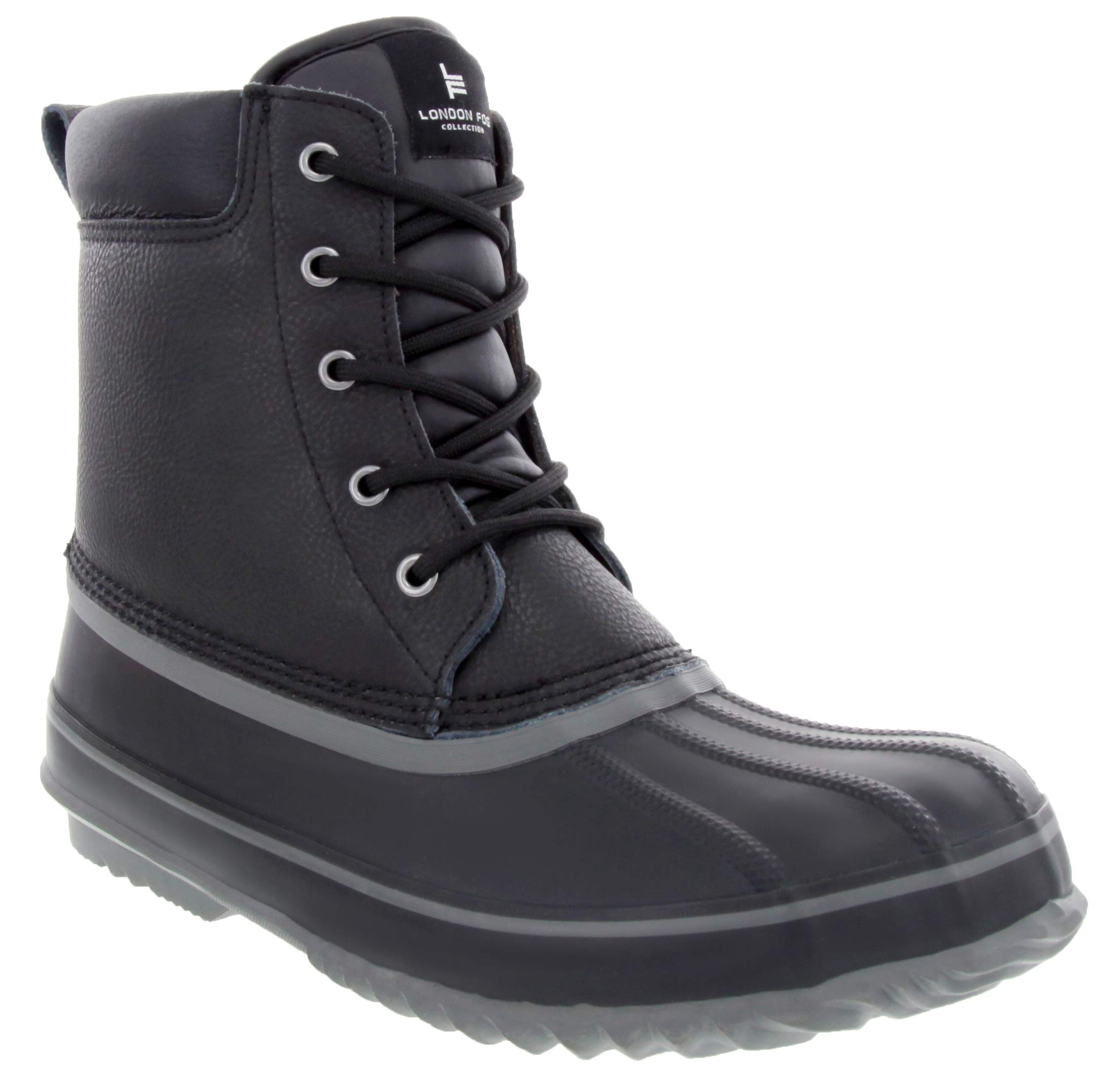 LONDON FOG Mens Ashford Waterproof and Insulated Duck Boot