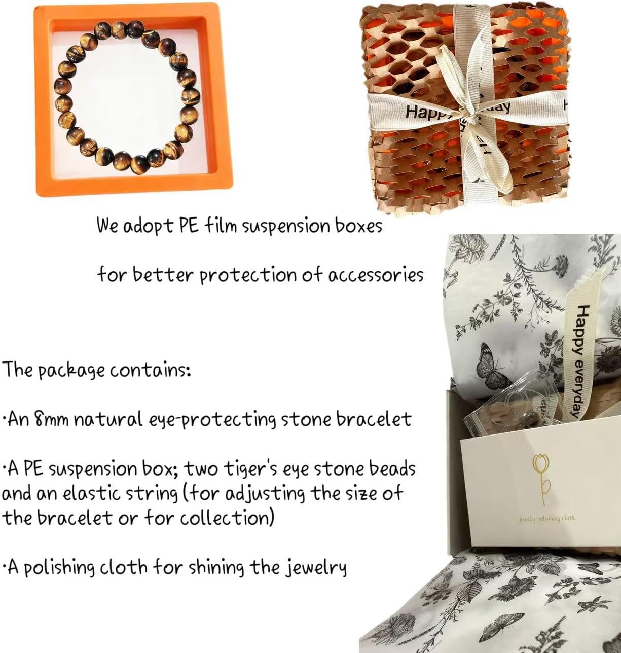 Bracelets for Women,Stretch Unisex Crystal Bead Bracelet -Chakra Healing Stone Luck Energy Bracelet, Ideal Graduation Birthday Gift - Image 2