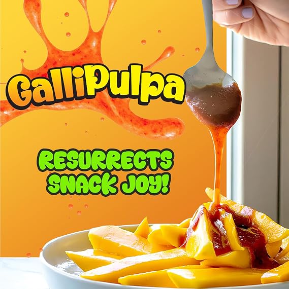 Gallito Mex Pulpa de Tamarindoy Chamoy | Tamarindo and chamoy sauce | Mexican fruit sauce | Ready for Parties, Snacks, Pinatas & Sharing | 1-Pack