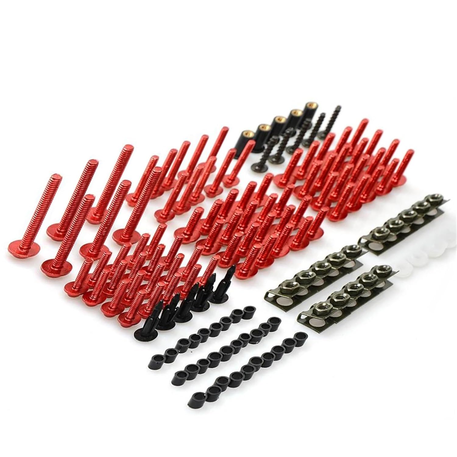 Car Bolt Screw Complete Full Fairing Bolts Kit, for B&MW C650 Sport C650SPORT 2015 2016 2017 Bodywork Screws Steel Clips Speed Nut Covering Bolts