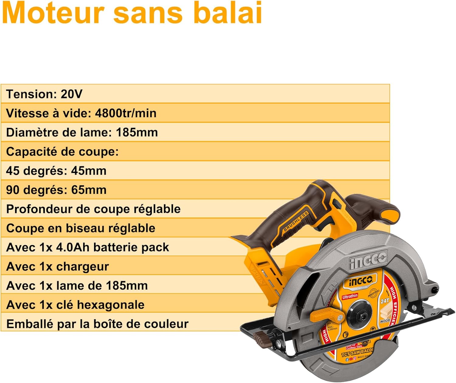 Image showing the circular saw set for a 45-degree bevel cut