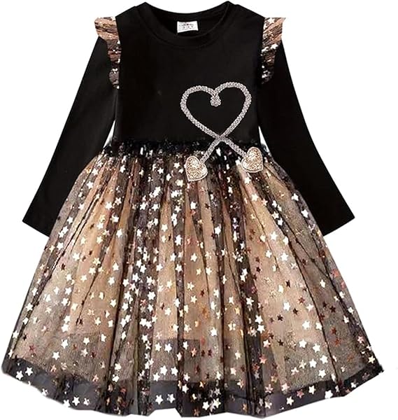 VIKITA Winter Tutu Party Dress for Girls