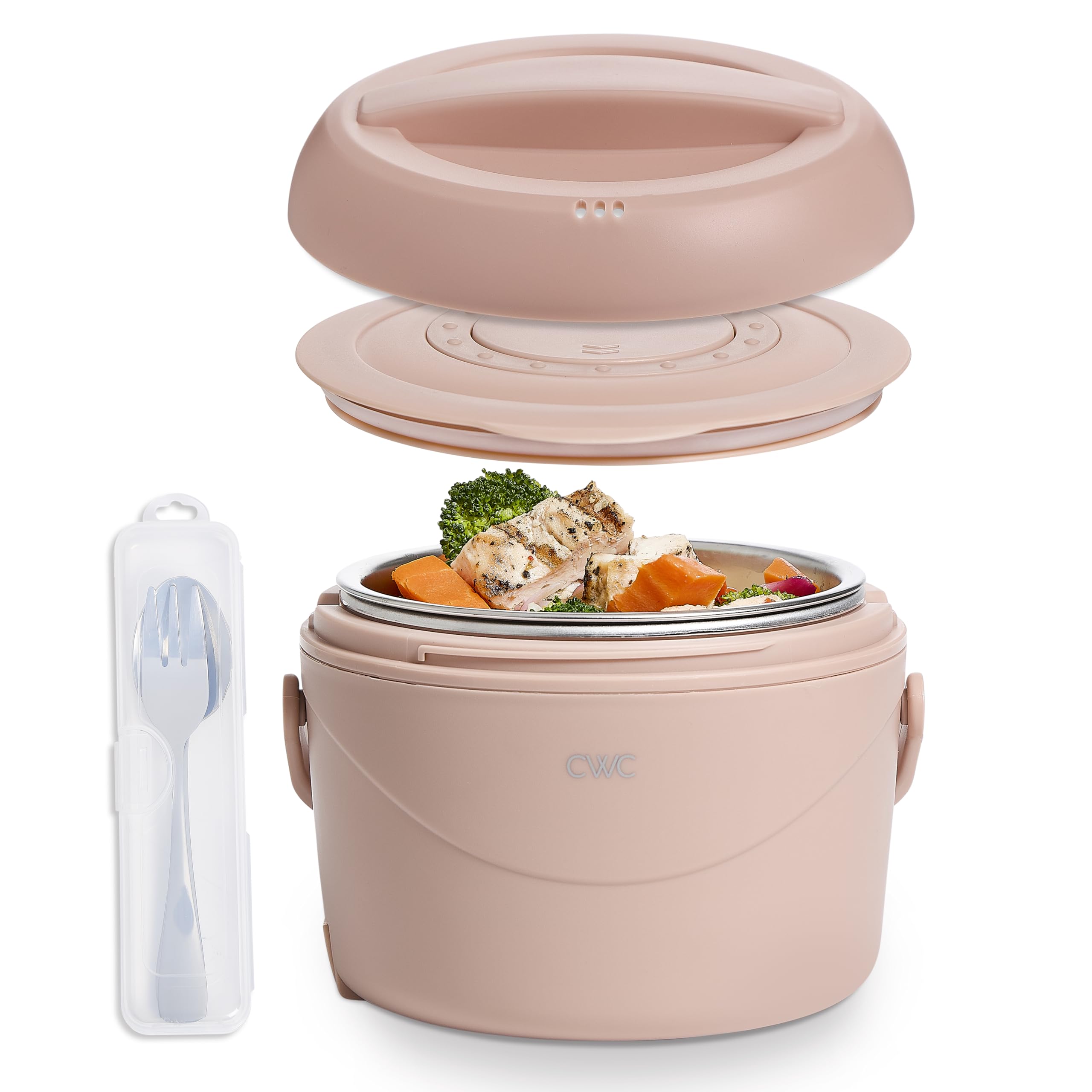 Amazon.com: COOK WITH COLOR 40W Round Lunch Box, Portable