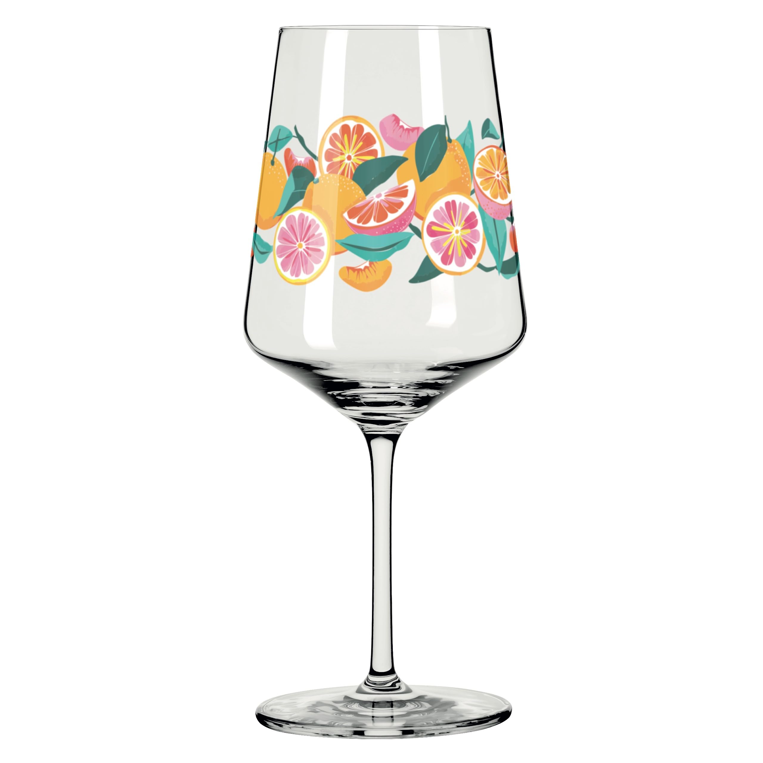 RITZENHOFF 6051005 Aperizzo Lot de 4 verres à apéritif 500 ml Série Sommerrausch Motif orange Fabriqué en Allemagne