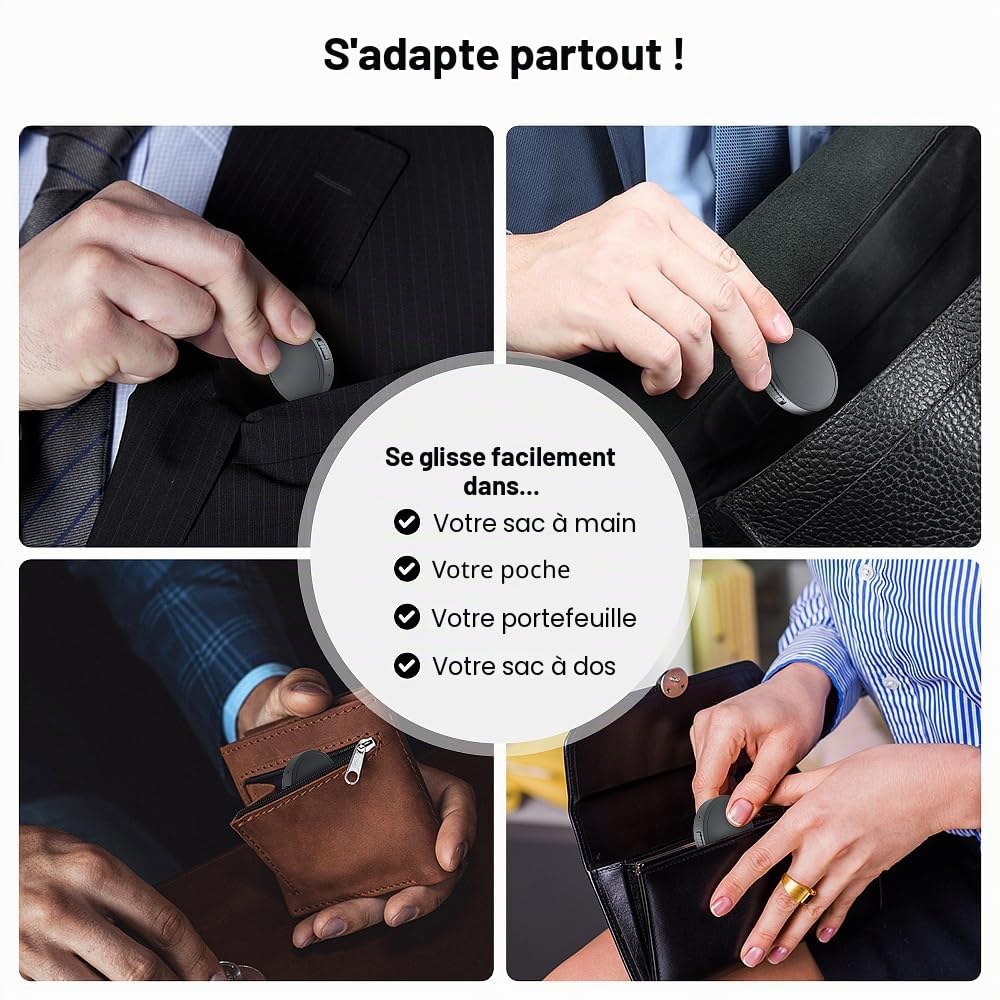Enregistreur vocal Elasound 132G (9800 heures) avec triple annulation intelligente du bruit AI, enregistreur audio portable USB-C pour le travail, les conférences, les réunions, les entretiens