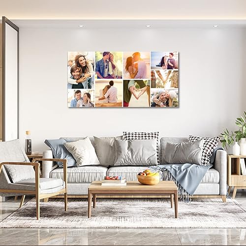 Miniatura 4 de LZIMU Lienzo de fotos de collage personalizado, arte de pared, lienzo de imágenes personalizadas, lienzo para decoración del hogar (imagen-7, 20.00
