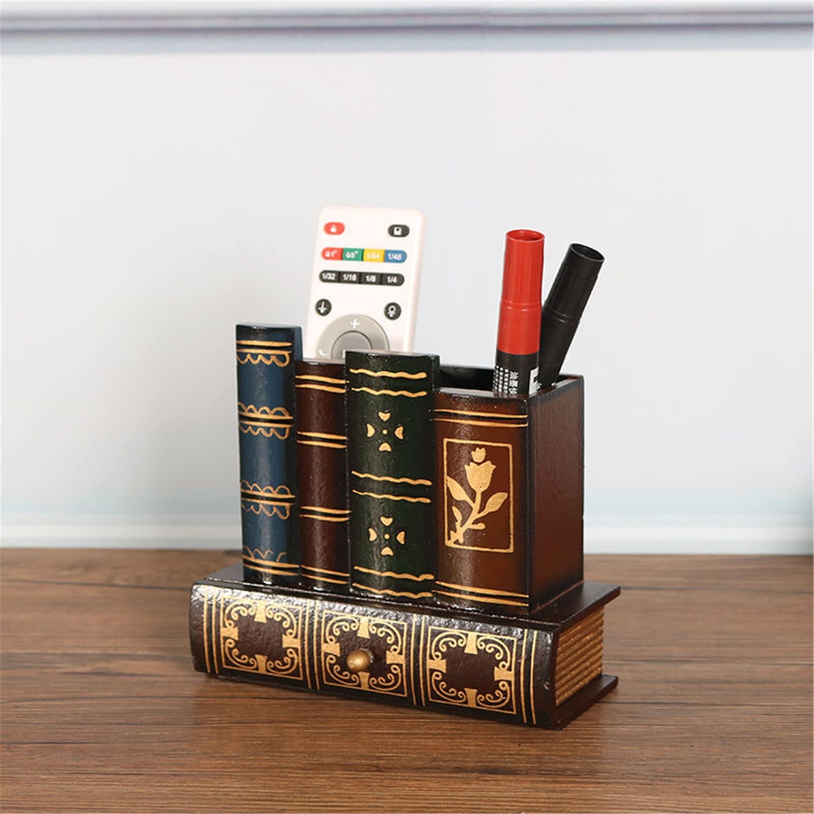 Amazon.co.jp: ペン立て ペンスタンド ヨーロッパのレトロペンホルダー