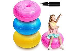 Lewtemi Fun Chairs for Classroom: Inflatable Yoga Balls for Active Sitting and Learning