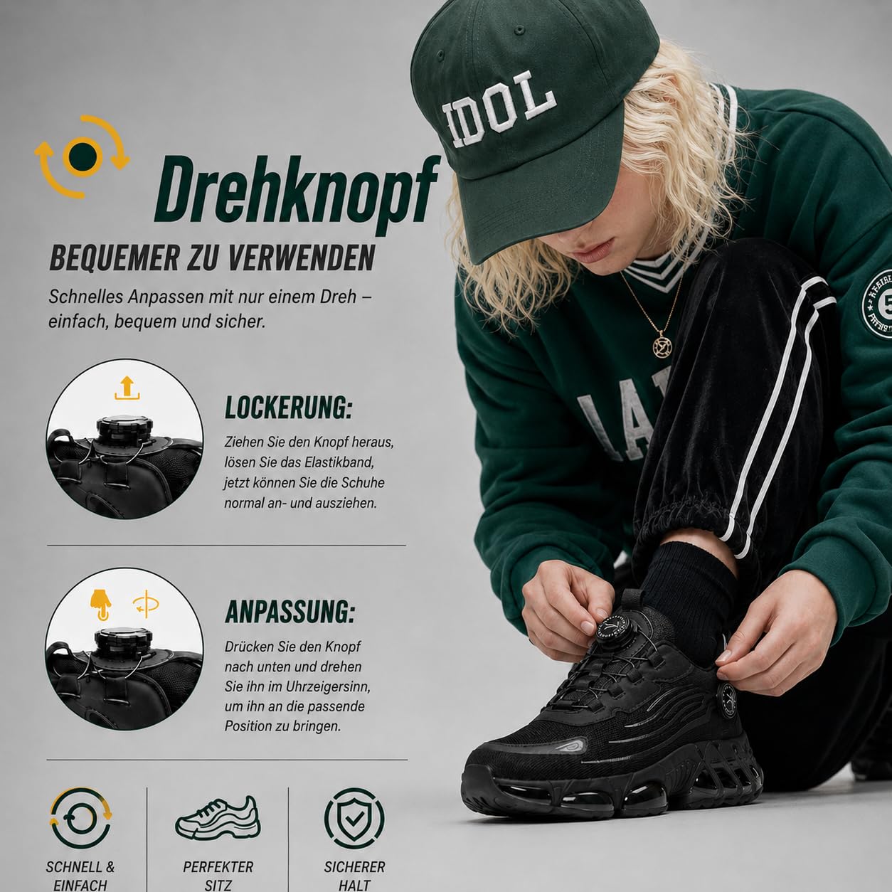 Clickrs S3 Pro Arbeitsschuhe Herren S3 Leichte Sicherheitsschuhe Herren mit Stahlkappe Atmungsaktive Stahlkappenschuhe Herren rutschfeste Sohle für Werkstatt Baustelle und Lager