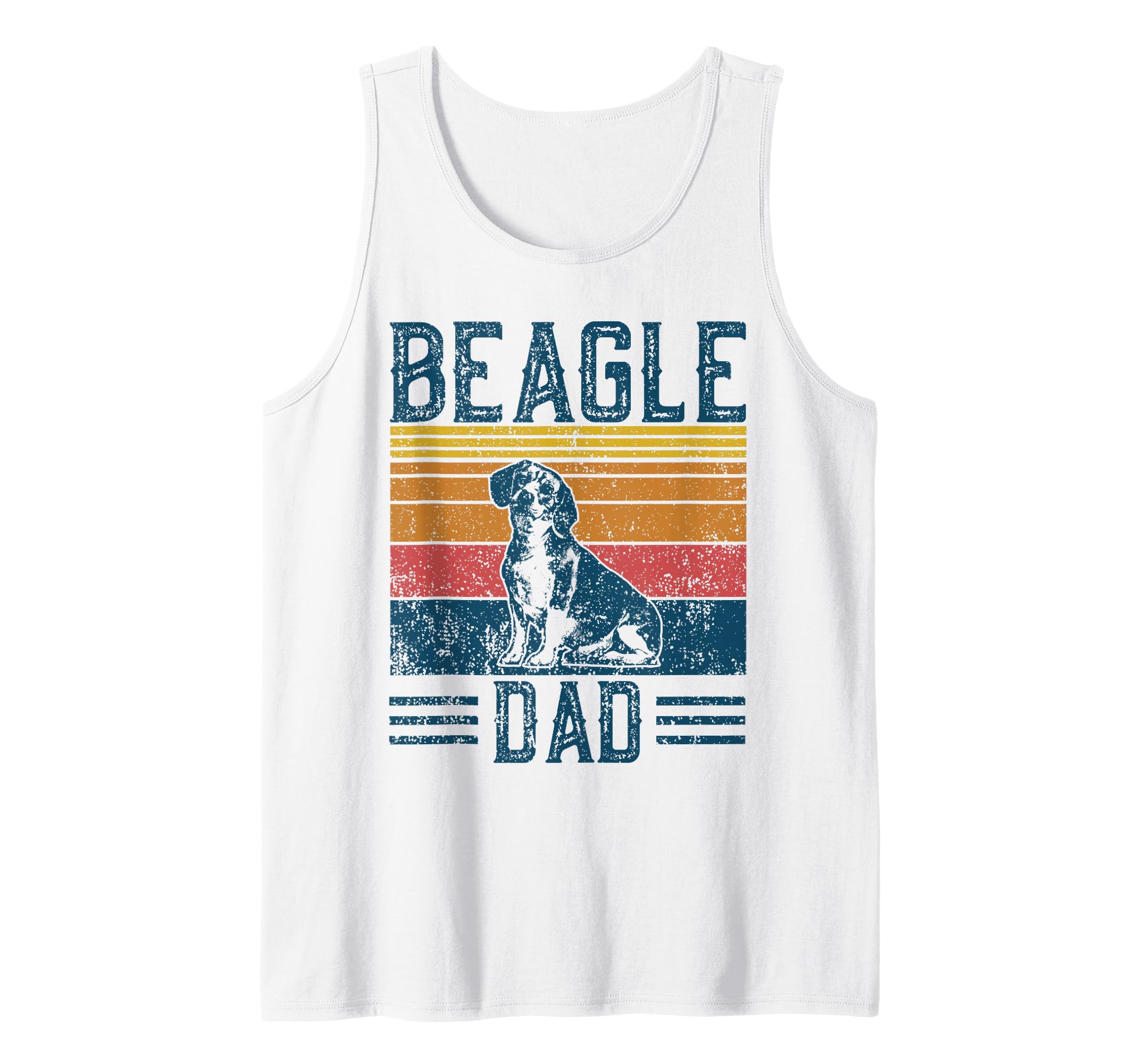 Dog Dad - Vintage Beagle Dad Tank Top