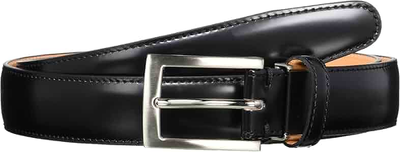Amazon.co.jp: [リーガル] ビジネスベルト コードバン メンズ ブラック