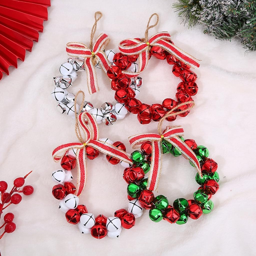 Christmas Bells Ornament Holiday Hanging Ornament Decoration For Front Door