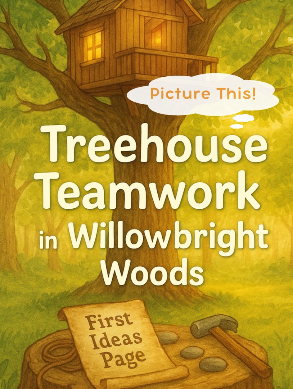 Picture This! Treehouse Teamwork in Willowbright Woods: A gentle, imagination-rich storybook for ages 4–8 where kids draw each scene as they explore ... Storybooks: Neighborhood Adventures Series)