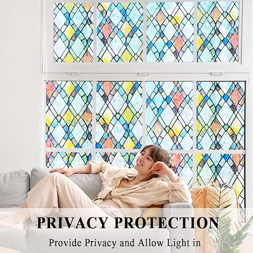 Miniatura 5 de Película opaca cepillada para ventana, cubierta de puerta de vidrio, oscurecimiento de la habitación, bloqueo 100% de luz, sin pegamento, control de