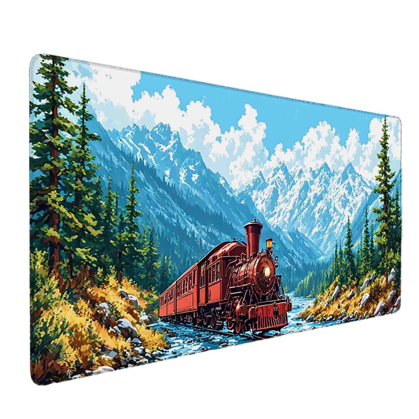 Podkładka pod mysz XXL 1000 x 500 mm podkładka pod mysz górska antypoślizgowa gumowa podkładka pod mysz do gier, akcesoria biurowe, podkładka pod mysz o wysokiej precyzji i szybkości do PC/gracza
