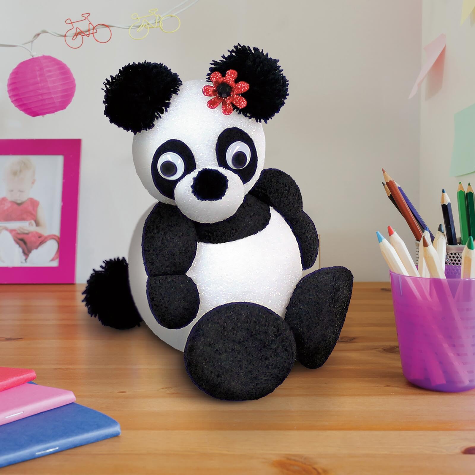 FloraCraft FLOBA4325HB 6 Stück weiße Flora Craft Styroporkugeln, 2.5-4"