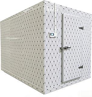 Heavy - duty walk - in cold storage units, food cold storage rooms, insulated refrigeration equipment, easy to operate, suitable for seafood freezing/beverage producers/ice cream factories.
