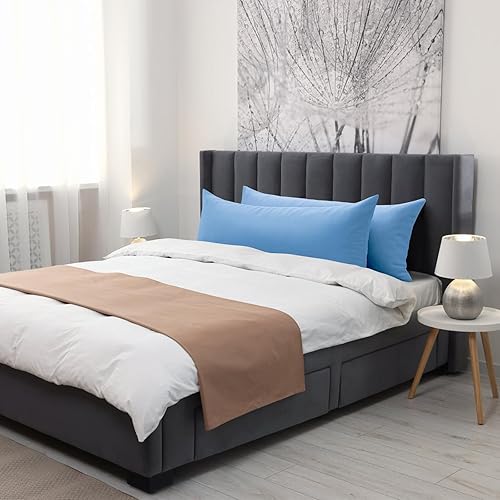 Vista 508 de Thmyo Paquete de 2 fundas de almohada cuadradas decorativas de algodón, fundas de almohada de sublimación en blanco, fundas de cojín blancas