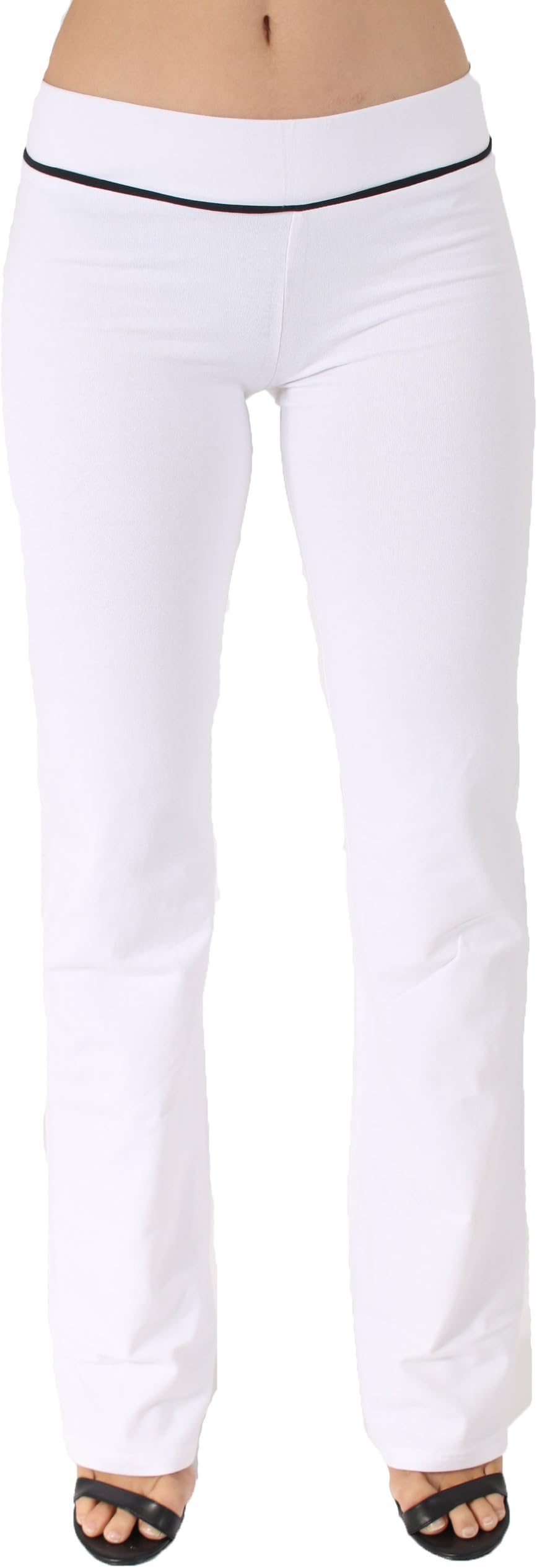Chebery Women's Miami Style - Workout Fitness Striped Long Pants