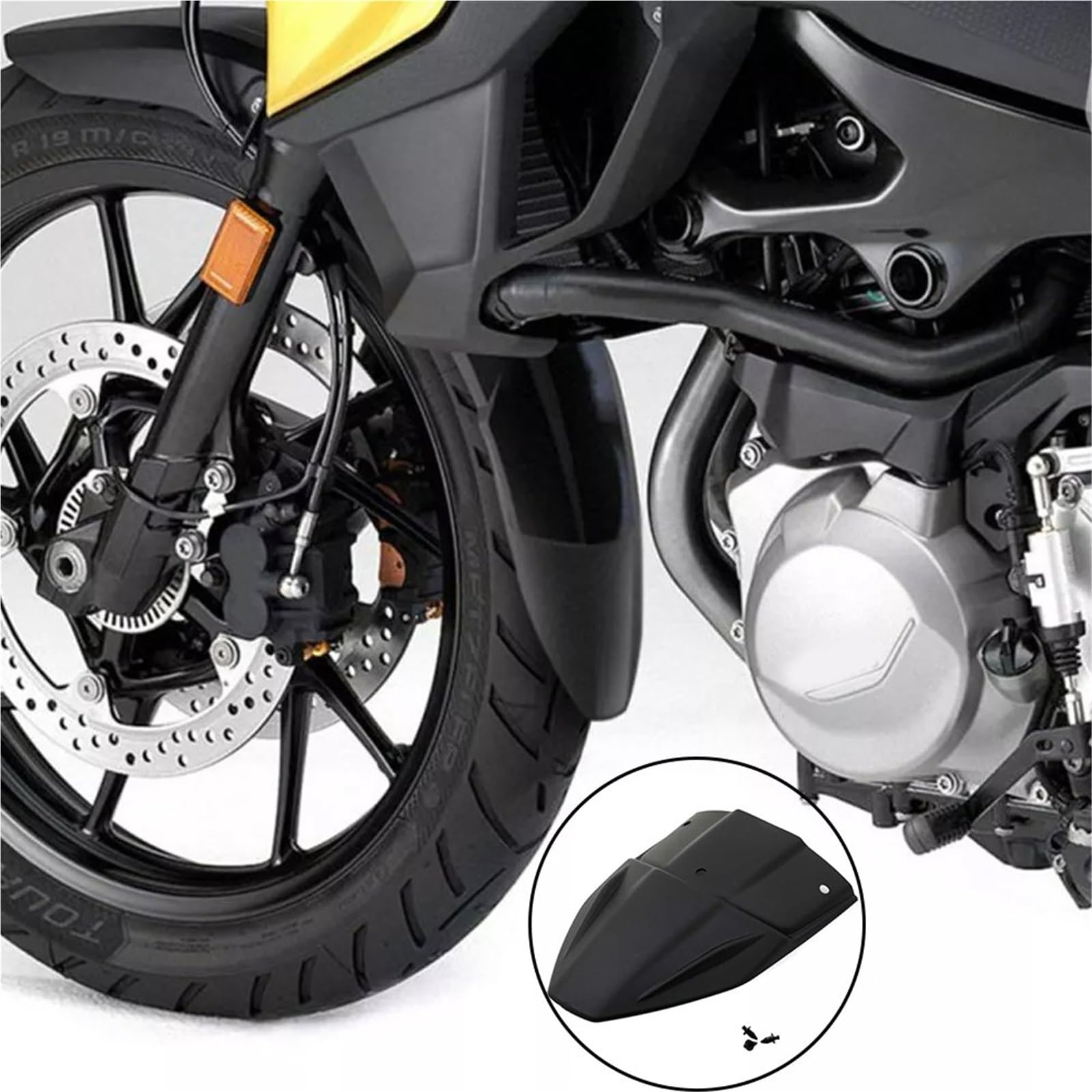 Parafango Anteriore Per F750GS 2018-2023 | Guidare sotto la pioggia riduce significativamente la quantità di fango e acqua che si accumula sui cerchi, facilitandone
