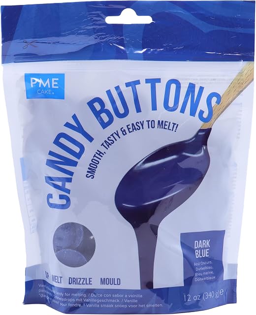 PME Candy Buttons Dark Blue 340 g