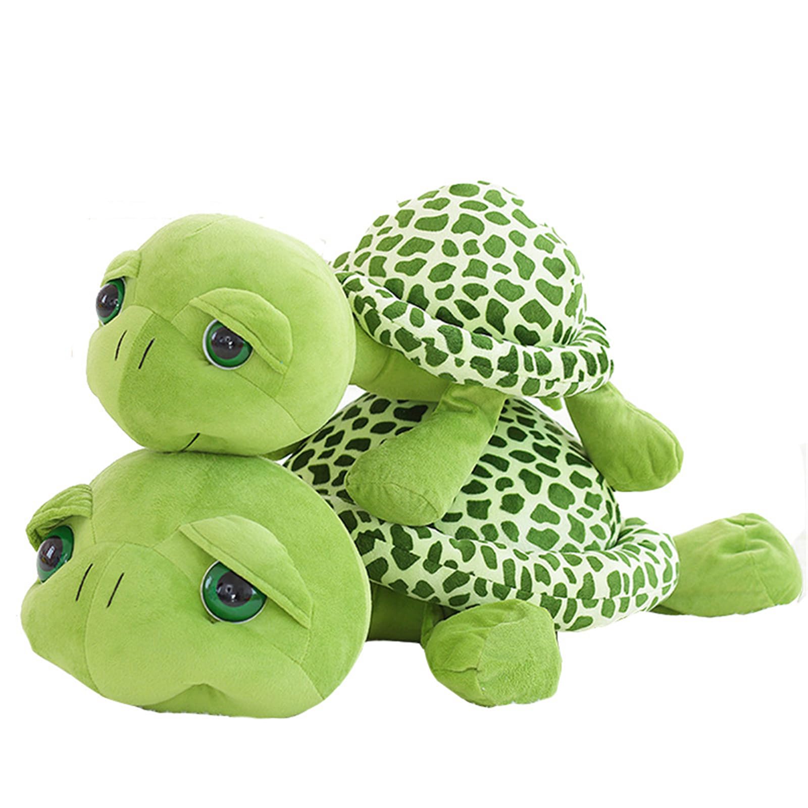 champracer Lange Riesenschildkröte süßes Spielzeug, großes Stofftier schöne Schildkröte Stofftier grün große Schildkröte Plüschtier Geburtstagsgeschenk (100 cm,Grün)