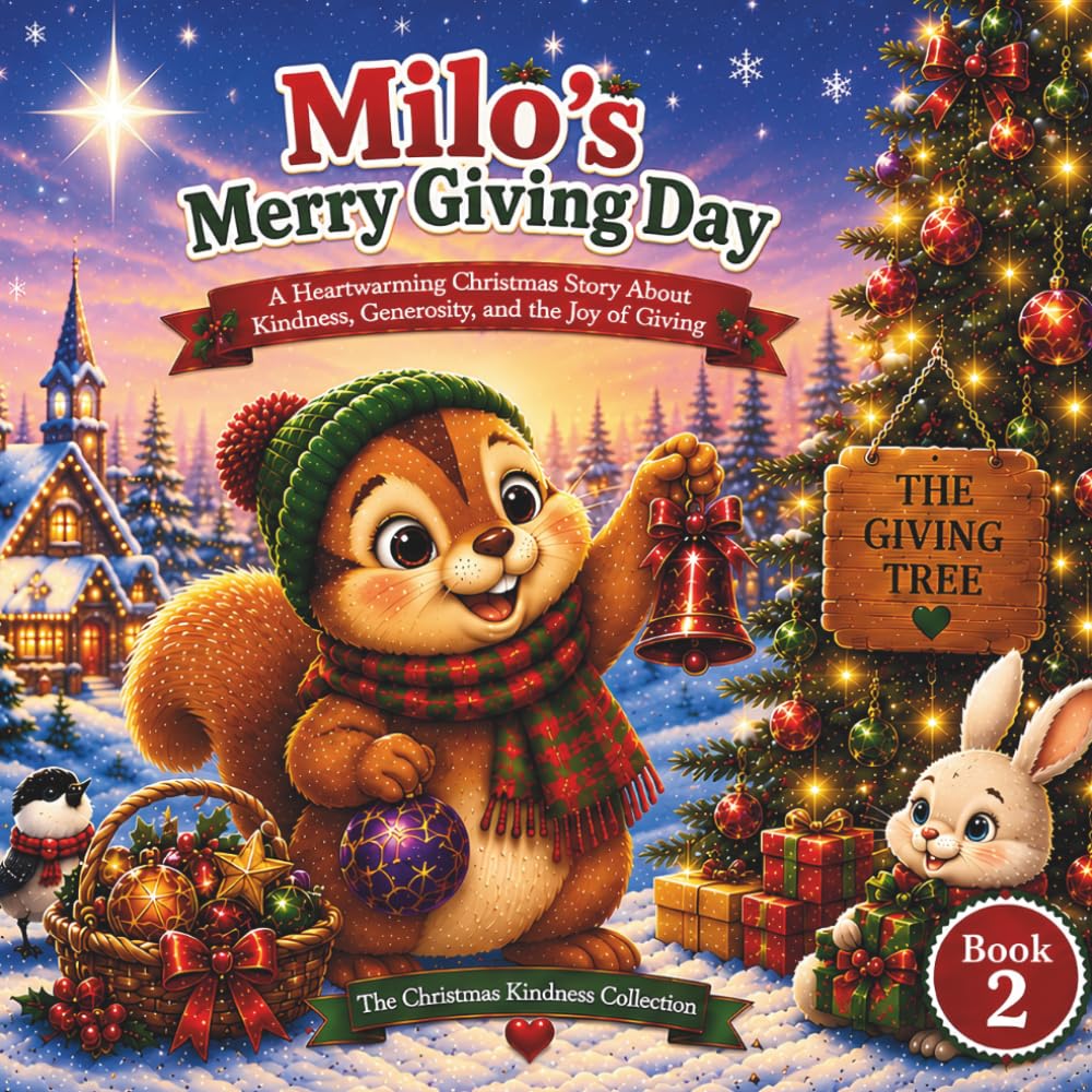 Milo's Merry Giving Day: A Heartwarming Christmas Story About Kindness, Generosity, and the Joy of Giving for Ages 3–5 (The Christmas Kindness Collection)
