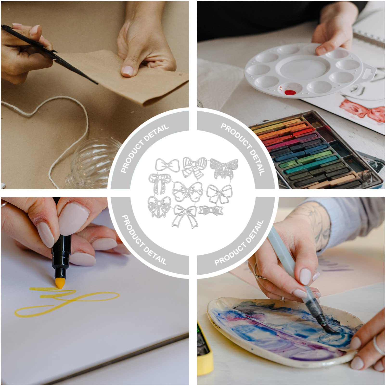 Amazon.co.jp: メタルダイカット カッティングダイ ちょう結び型