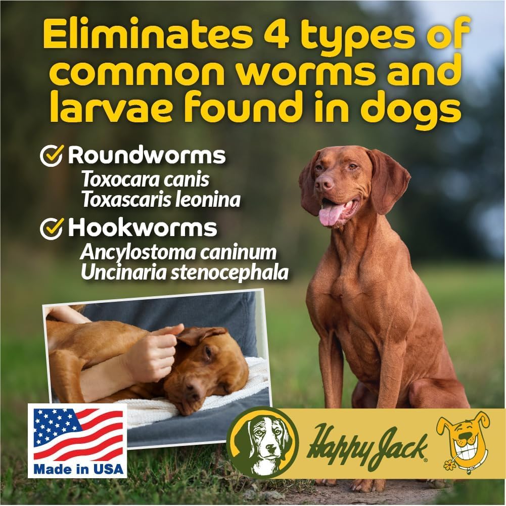 Liqui-Vict 2X Dog Dewormer Liquid, Butterscotch, 8 OZ | Oral Treatment for Roundworms & Hookworms, Puppies to Adult Dogs, Easy Dosing, Routine Parasite Control