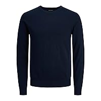 JACK & JONES Jjeemil Knit Crew Neck Noos, Maglione Lavorato a Maglia Uomo