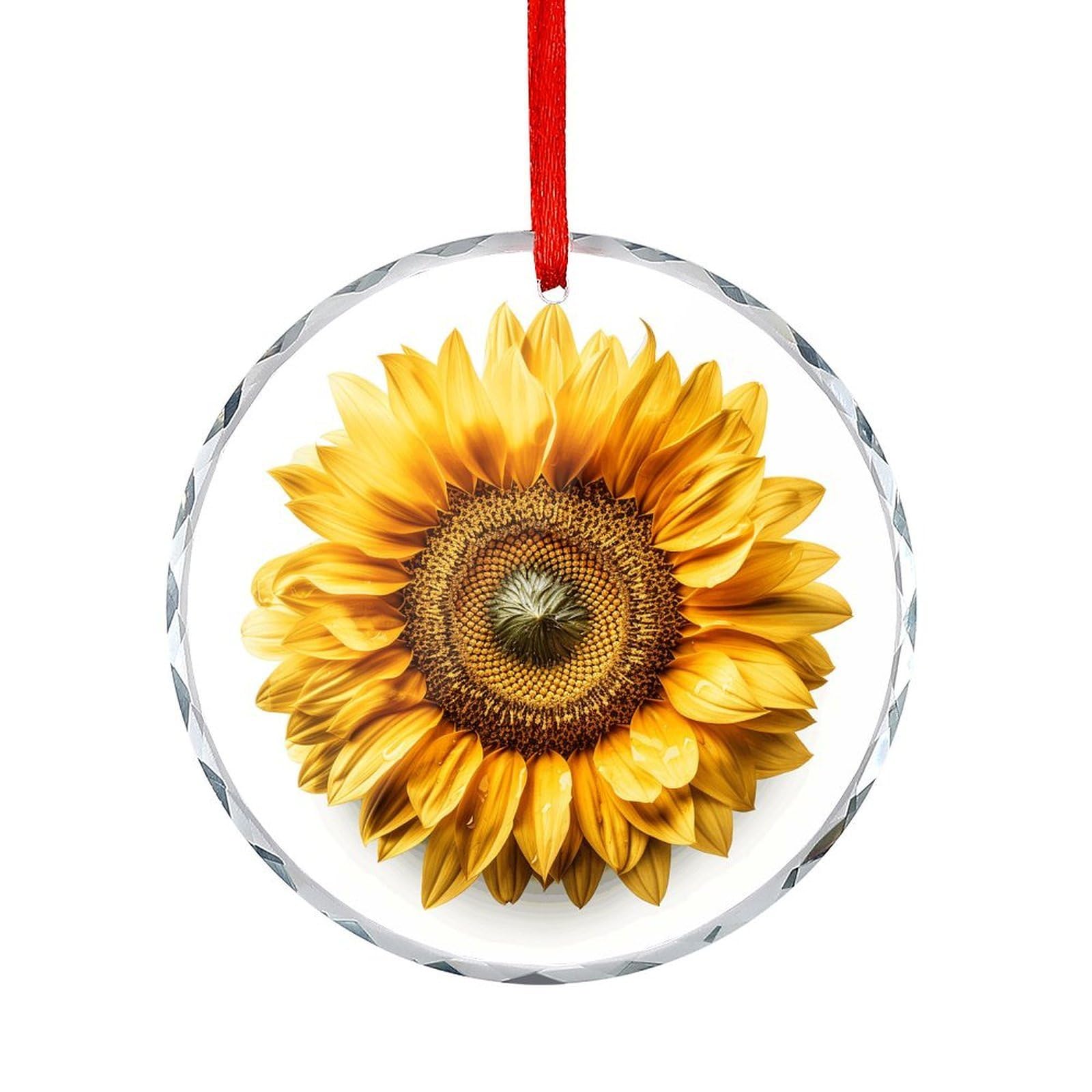 Btcowzrv Style A Flower Round Ornament Hanging Pendant Decor