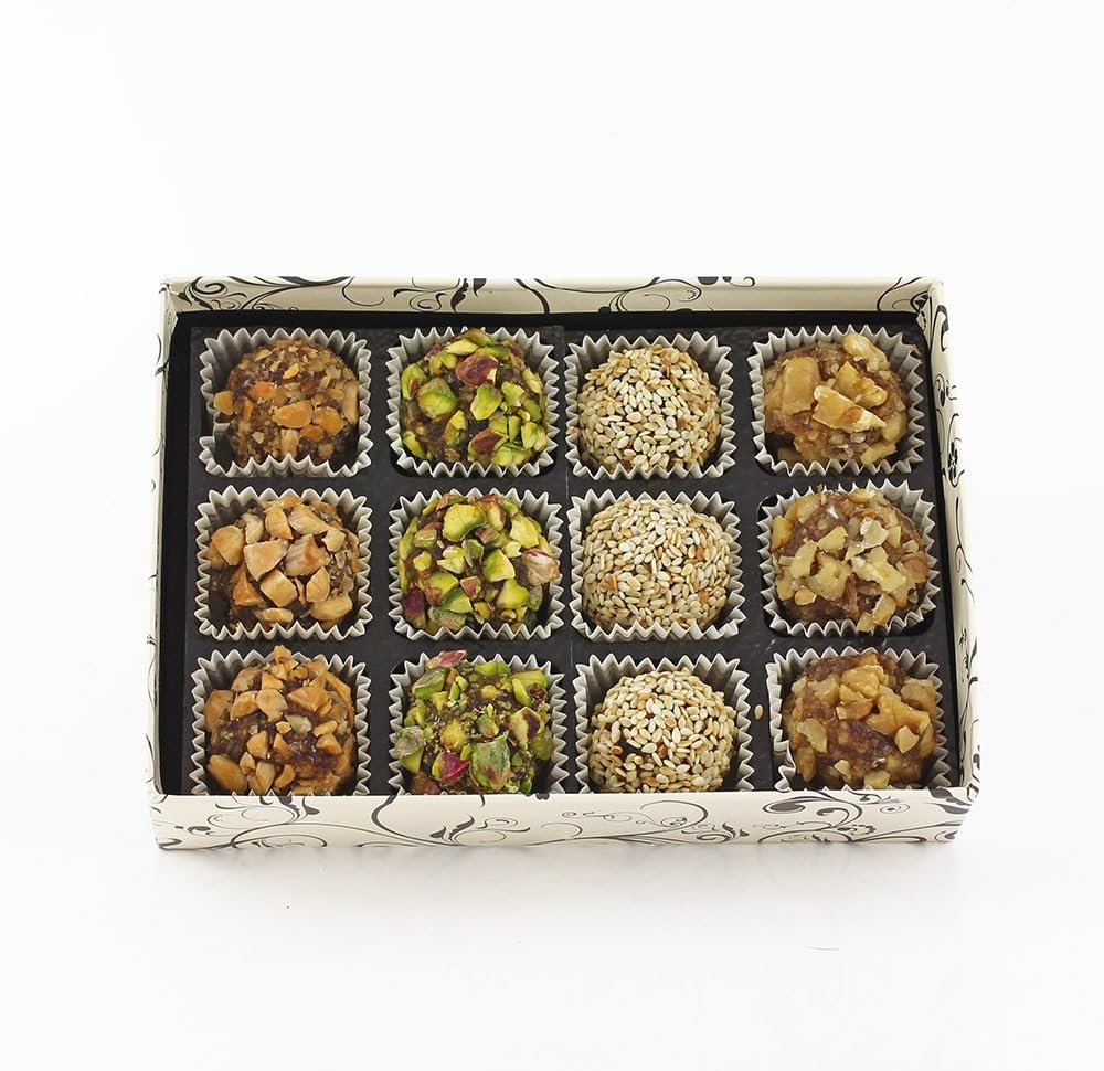 Wellivo Aida Medjool Dates Balls Stuffed with Nuts Gift Box Date