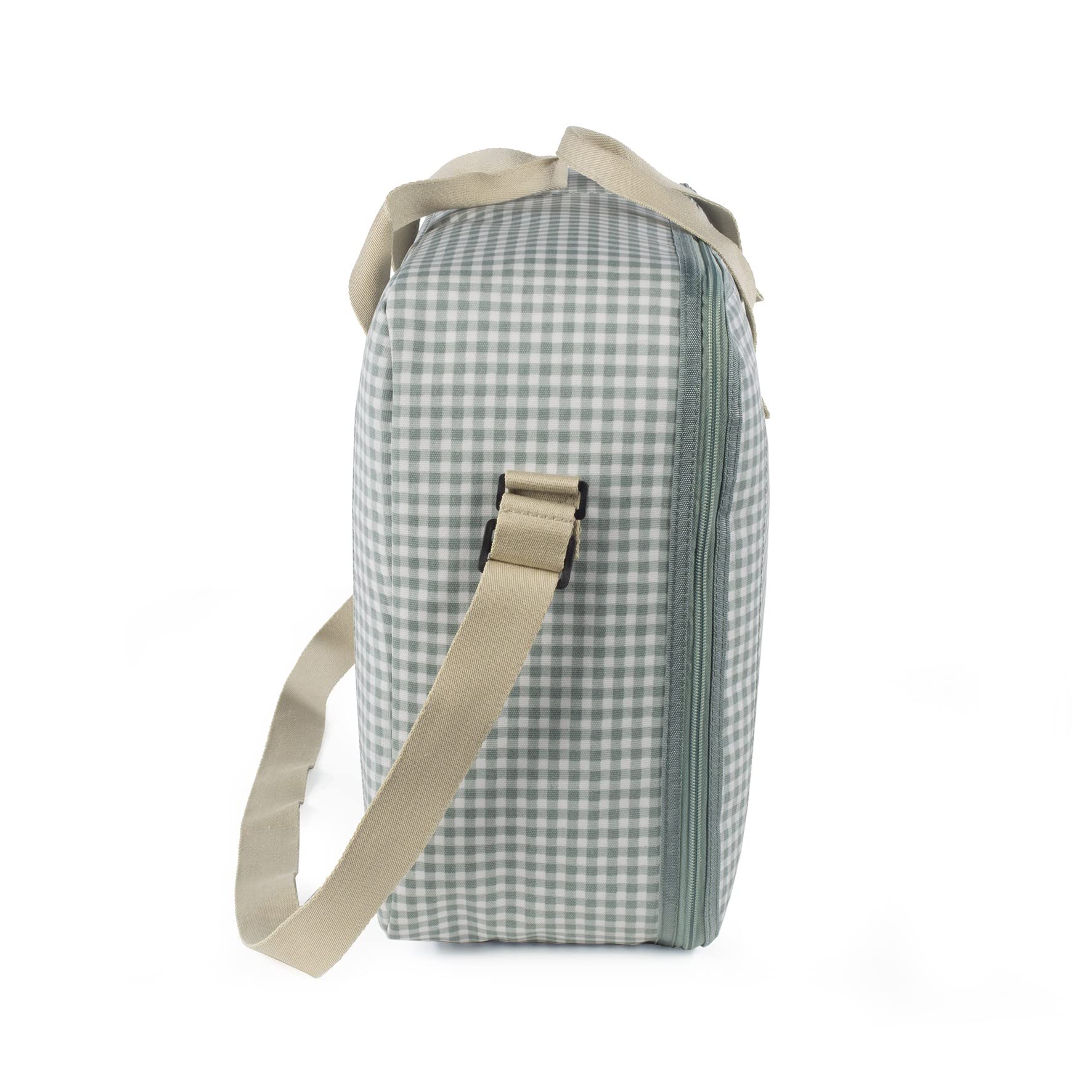 Valigia cestino bambino I Love Vichy Walking Mum