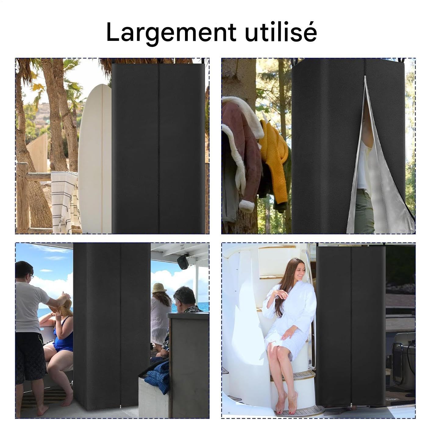 Manolyee Cabine de Bain pour Bateau,Tente de Toilette Instantanée Douche 420D | Abri Vestimentaire Extérieur pour Femmes Hommes Danseurs Solution d'Intimité