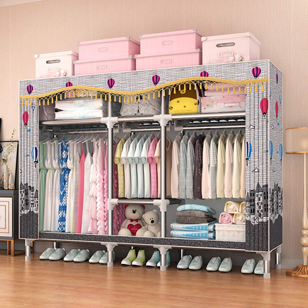 Placard de rangement pliant pour stopper le désordre des petites chambres