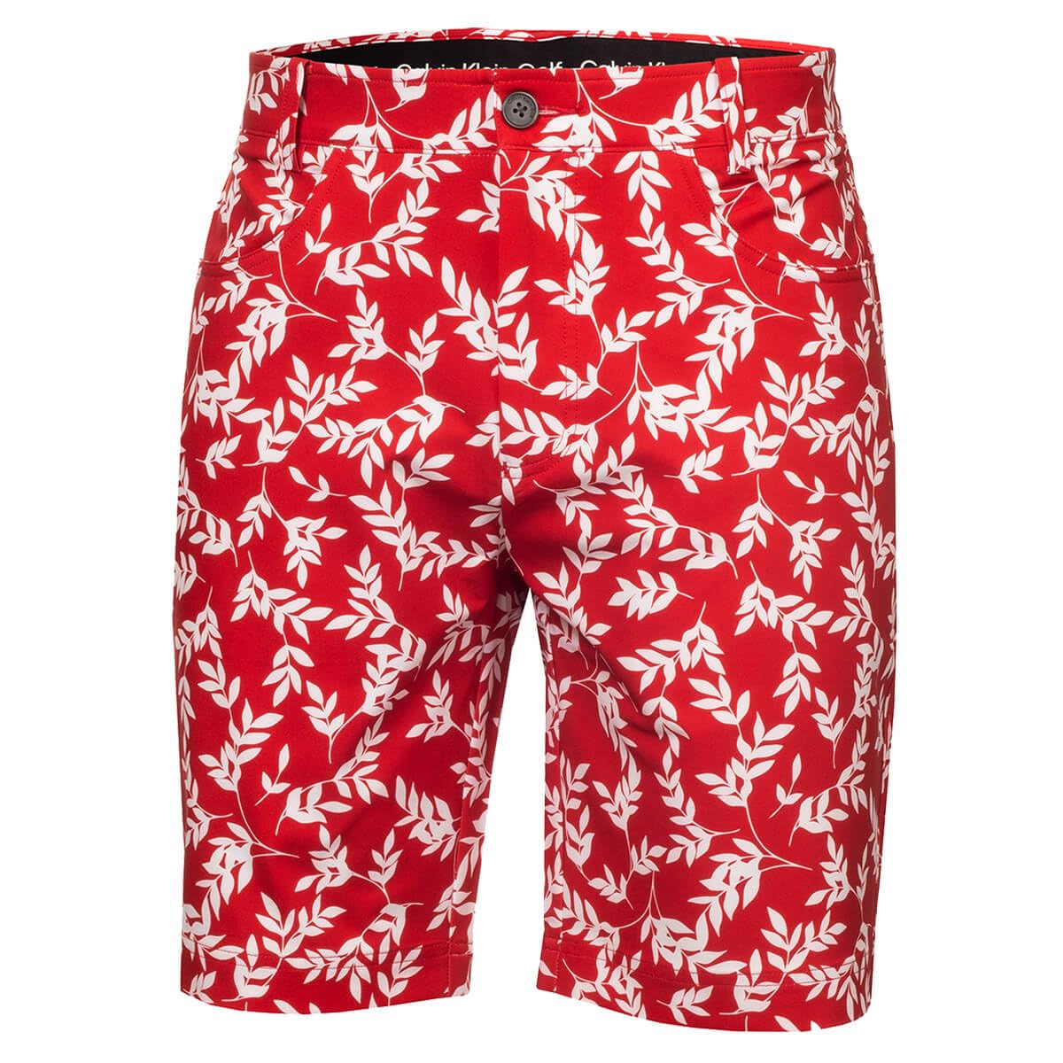 Calvin Klein Men's Red/White Genius Golf Shorts - 32" Waist