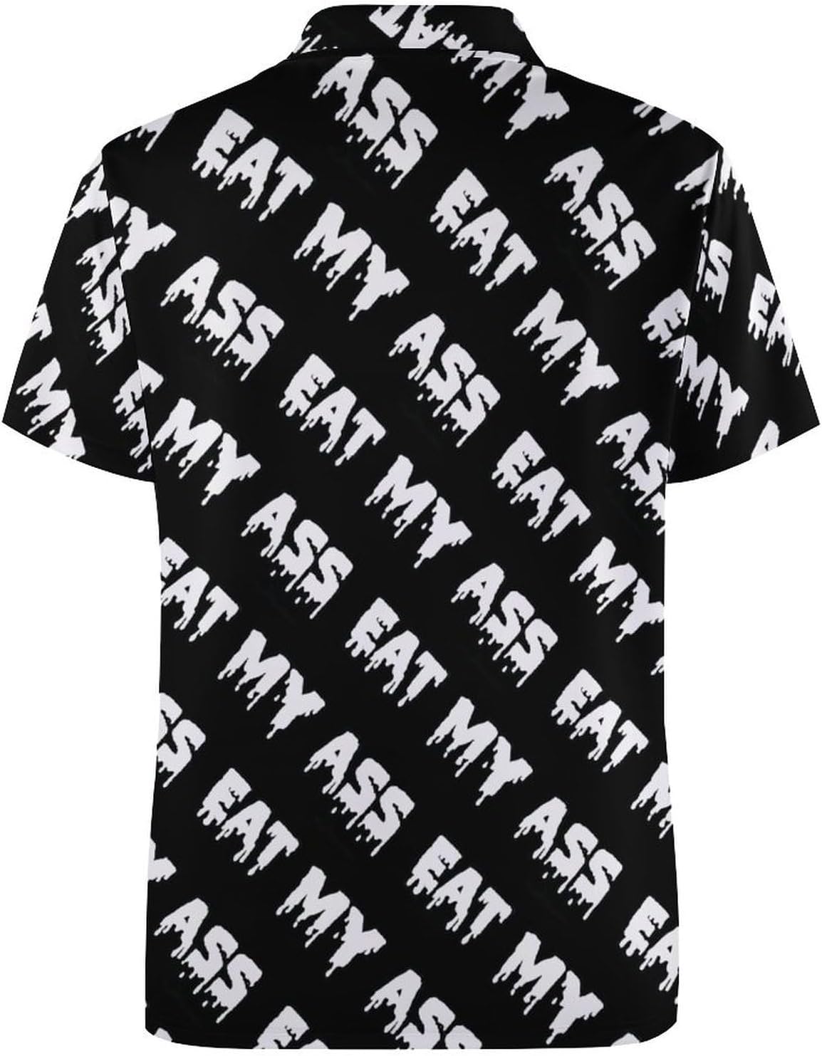Eat My Ass Women's Golf Polo Shirts Short Sleeve Quick Dry Tennis Tops Casual Work Blouses