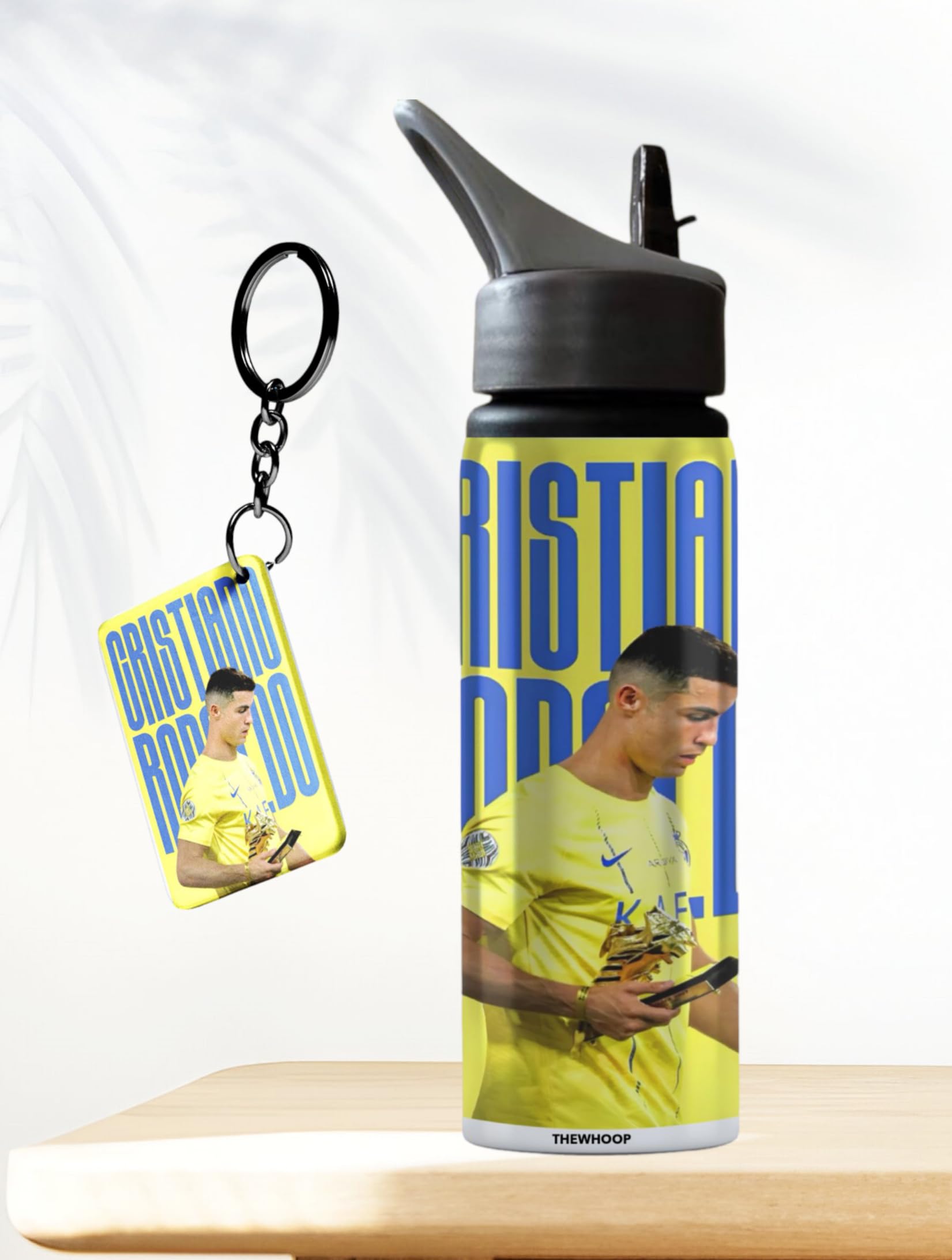 See full amazon price history chart for THEWHOOP Cristiano Ronaldo Printed Sipper 750 ml Aluminium Bottle & Keychain Combo with Holding Grip Feature | Gym & School Water Bottle Best Gift for CR7 / Football Sports Fans (Gold) THEWHOOP Cristiano Ronaldo Printed Sipper 750 ml Aluminium Bottle & Keychain Combo with Holding Grip Feature | Gym & School Water Bottle Best Gift for CR7 / Football Sports Fans (Gold) (B0D2J7MDX3) Amazon Price History, Amazon Price Tracker