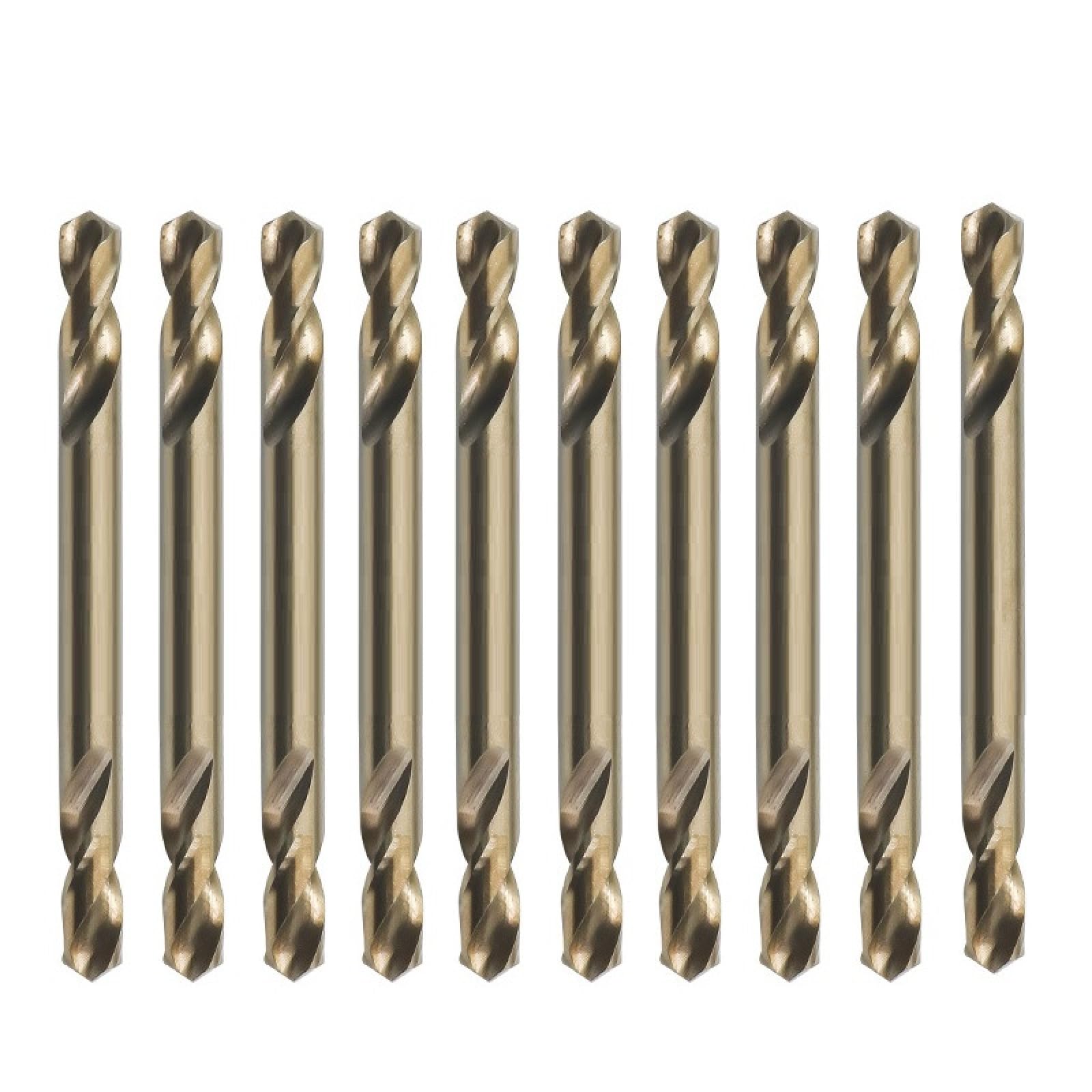 Brocas De Doble Extremo De Cobalto M35, Broca Helicoidal HSS-CO Para Acero Inoxidable,5,5mm 10 Uds.