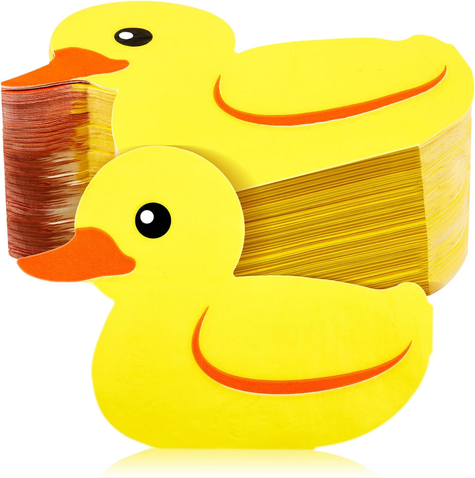 Henoyso 100 Pcs Yellow Duck Paper Napkins Luncheon Napkins Cute Party Napkins Rubber Duck Party Supplies for Birthday Baby Shower Dinner Picnic Summer Parties Table Decorations Favors