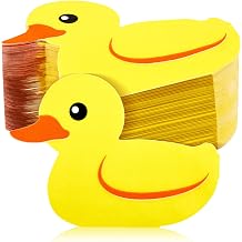 Henoyso 100 Pcs Rubber Ducky Napkin Yellow Duck Shaped Paper for Birthday